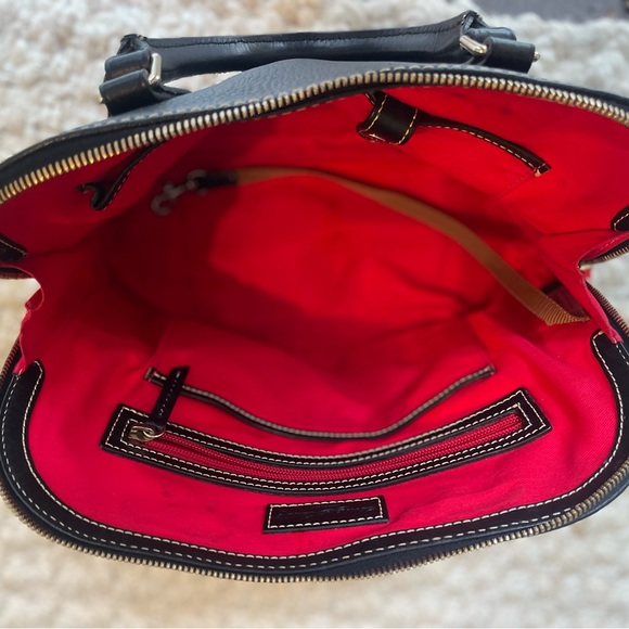 Dooney & Bourke Black Leather Handbag - Picture 7 of 8